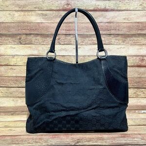 Gucci Vintage Canvas GG Handbag